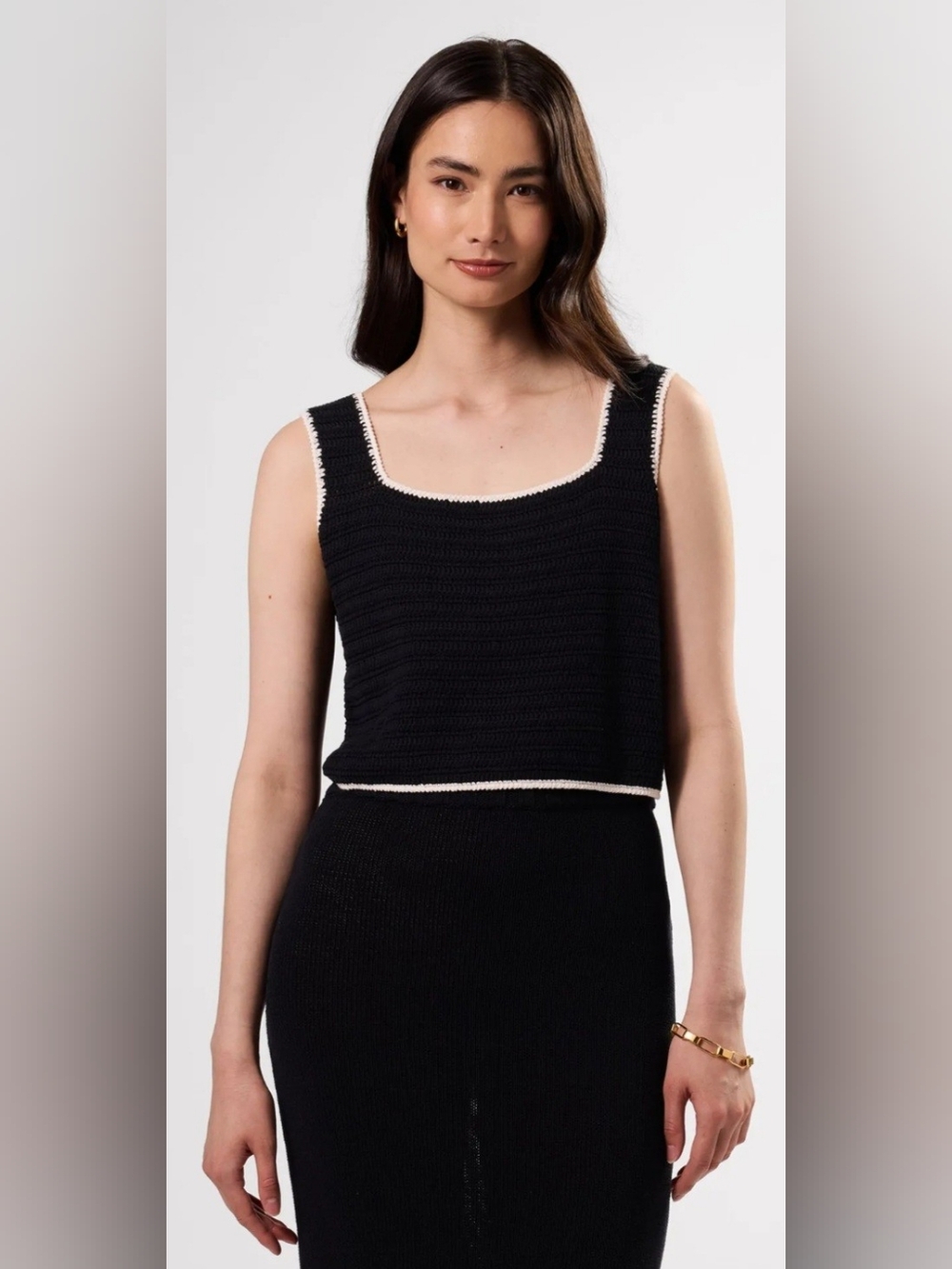 Amour Vert Crochet Crop Top